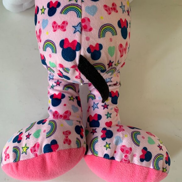 DISNEY MINNIE MOUSE PLUSH IN HER COLORFUL PJS VERY CUTE 20" - Picture 8 of 11